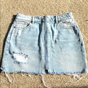 Denim skirt